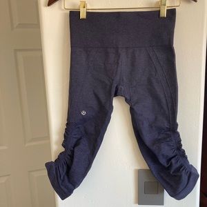 LuluLemon Compression Blue Leggings